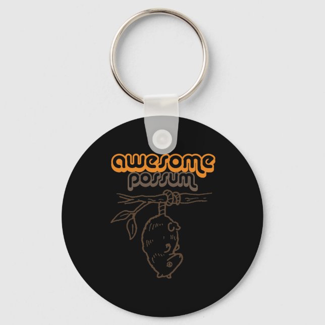 Awesome Possum Keychain (Front)