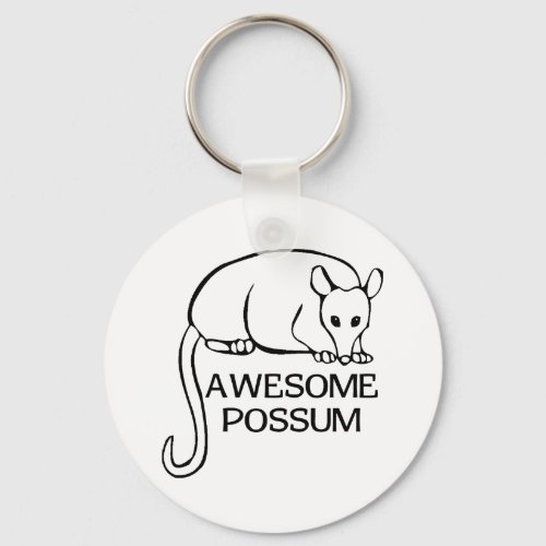 Awesome Possum Keychain