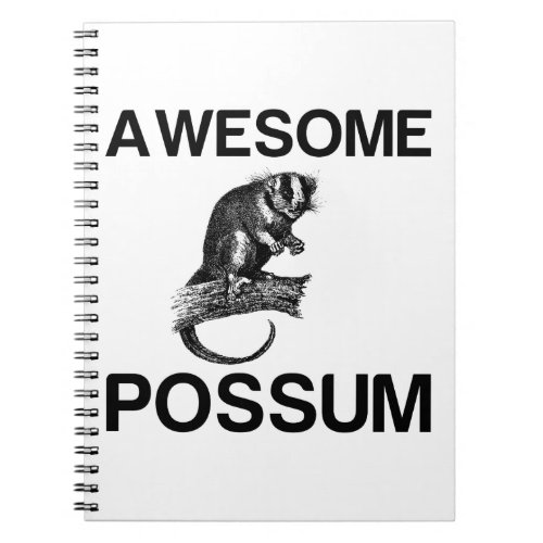 AWESOME POSSUM NOTEBOOK