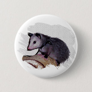 Awesome Possum Opossum Pinback Button