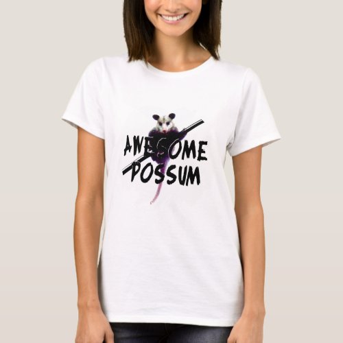 Awesome Possum Opossum T_Shirt