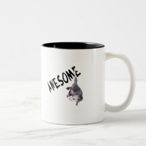 Awesome Possum Opossum Two-Tone Coffee Mug