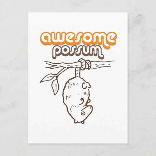 Awesome Possum Postcard