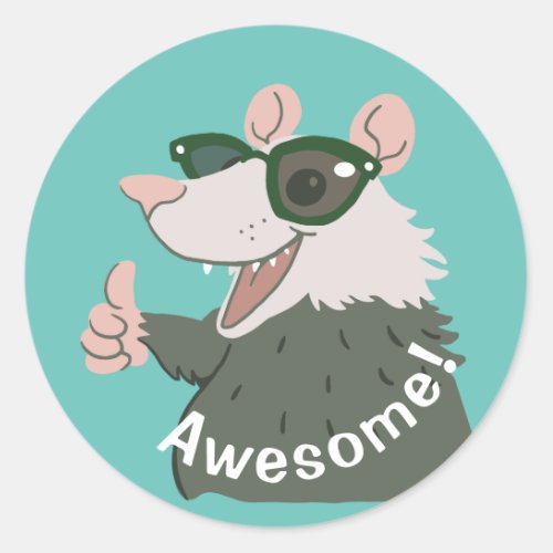 Awesome Possum Stickers