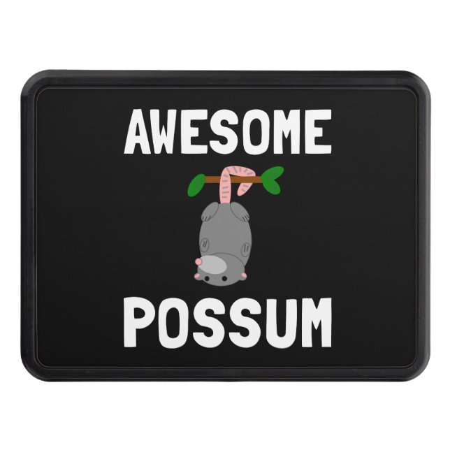 Awesome Possum Tow Hitch Cover (Front)