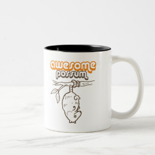 Awesome Possum Two-Tone Coffee Mug