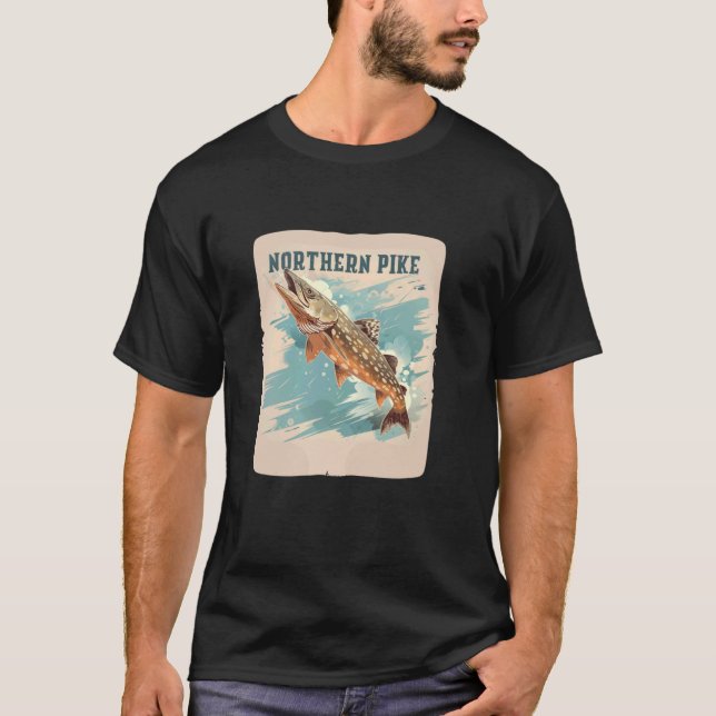 Awesome predatory Fish Costume for fishing Lovers T-Shirt (Front)