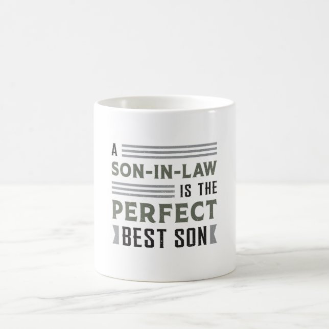 Awesome Proud Best Son In Law Son Gift Idea Coffee Mug (Center)