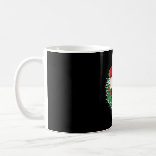 Awesome Pug Christmas Shirt Coffee Mug (Left)