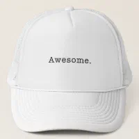 TEMPLATE Blank DIY easy customize add TEXT PHOTO Trucker Hat, Zazzle