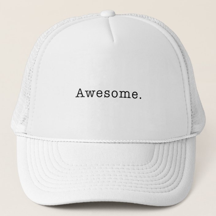awesome trucker caps