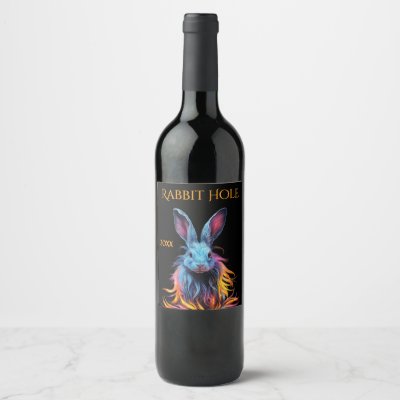 Awesome Rabbit on Fire of Colors Rabbit Hole Date
