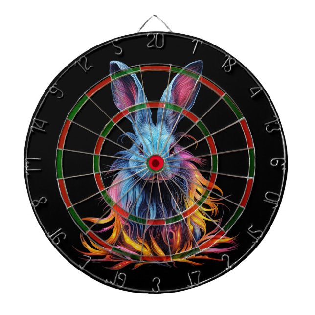 Awesome Rabbit Regulation  Dart Board (Front)