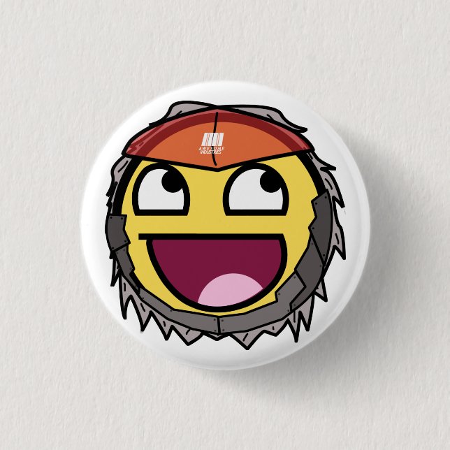 awesome Raiden Pinback Button (Front)