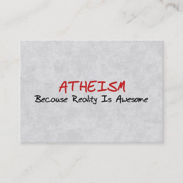 Awesome Reality Calling Card (Front)