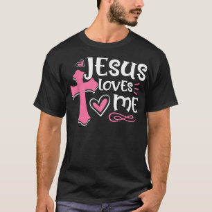 Awesome Religious Jesus's Love Jesus Loves Me Chri T-Shirt