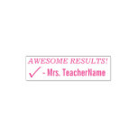 [ Thumbnail: "Awesome Results!" Educator Rubber Stamp ]