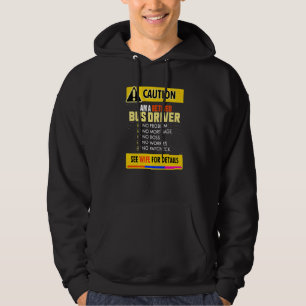 Awesome Retired Bus Driver See Wife For Details Hoodie