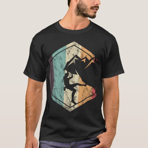 Awesome Rock Climbing Mountain Climber Hiker Alism T_Shirt