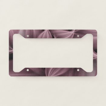 Awesome Rose  Flower Fractal  License Plate Frame by kahmier at Zazzle