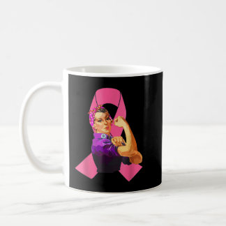 Awesome Rosie The Riveter We Can Do It Breast Canc Coffee Mug