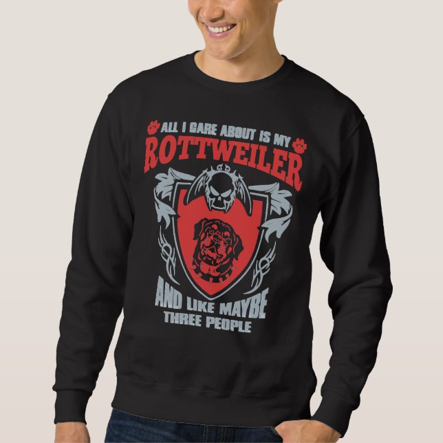 Awesome Rottweiler 34 Sweatshirt (Front)