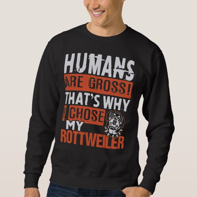 Awesome Rottweiler Vintage Sweatshirt (Front)