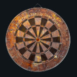 Awesome Rusty Iron Custom Message Dart Board<br><div class="desc">Perfect for your game room,  bar or man cave - awesome industrial look</div>