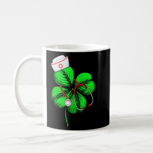 Awesome Saint Patrick S Day Nurse Shamrock Hat Iri Coffee Mug