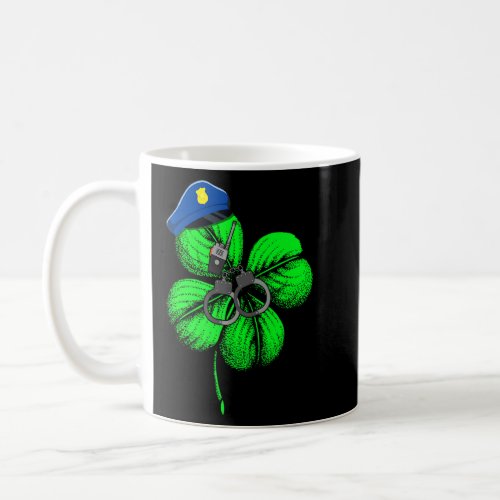 Awesome Saint Patrick S Day Police Shamrock Hat Ir Coffee Mug