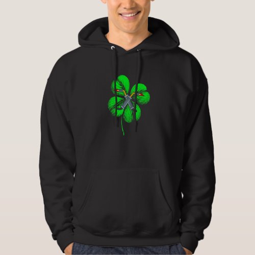 Awesome Saint Patrick S Day Welder Shamrock Hat Ir Hoodie