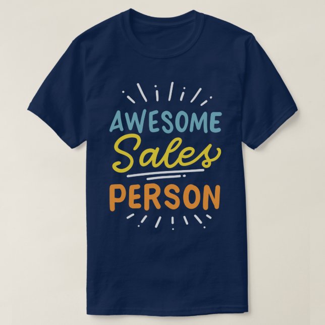 Awesome Salesperson T-Shirt (Design Front)