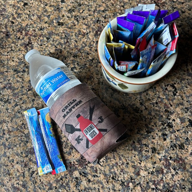 Awesome Sauce Barn Wood Personalized Can Cooler (Creator Uploaded)
