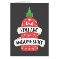 Awesome Sauce Father's Day Card