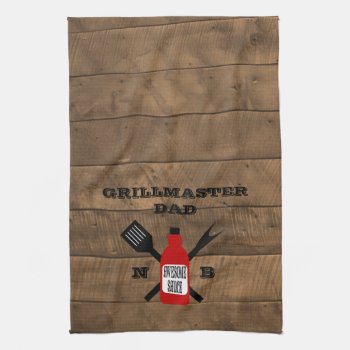 Awesome Sauce Personalized Kitchen Towel by VisionsandVerses at Zazzle