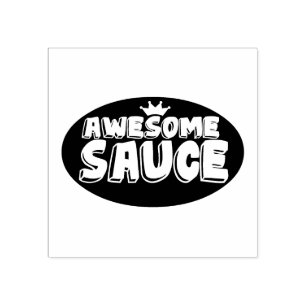 Awesome Sauce Rubber Stamp