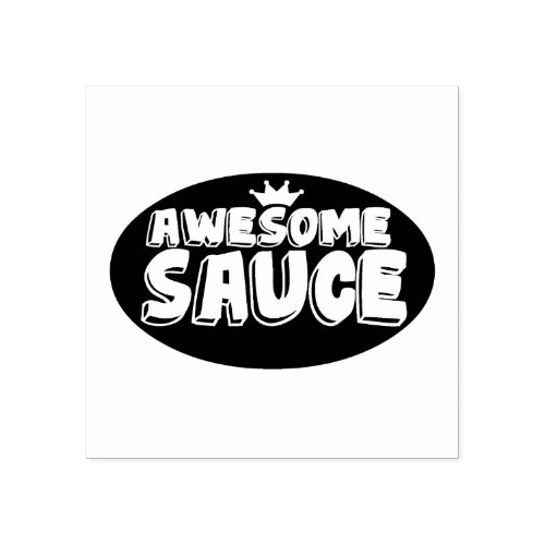 Awesome Sauce Rubber Stamp
