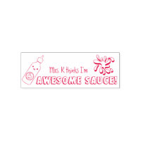Awesome Sauce Teacher stamp cute!