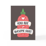 Awesome Sauce Valentine Holiday Card Awesome Sauce Valentine Holiday Card