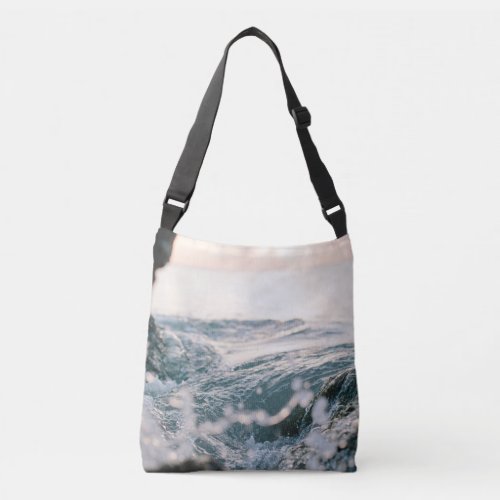 Awesome Sea Waves  Best gift for nature lovers Crossbody Bag