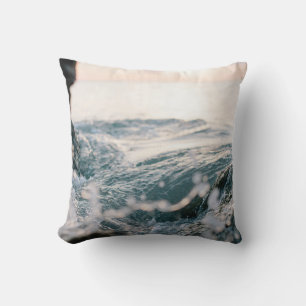 Awesome Sea Waves   Best gift for nature lovers Throw Pillow