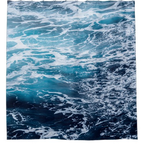 Awesome Sea Waves  Best gift for sea lovers Shower Curtain