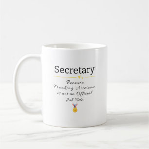 Awesome Secretary Quote Mug