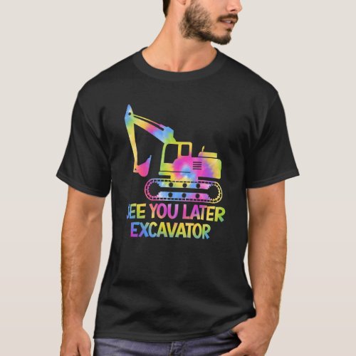 Awesome See You Later Excavator Ti Dey  Boys Kids T_Shirt