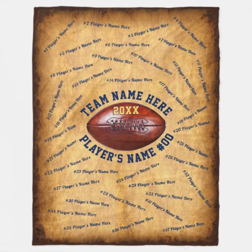 Awesome Senior Football Player Gifts Any Occasion Fleece Blanket