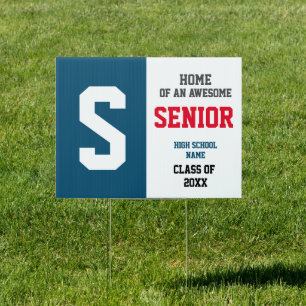 Awesome SENIOR High School Sign