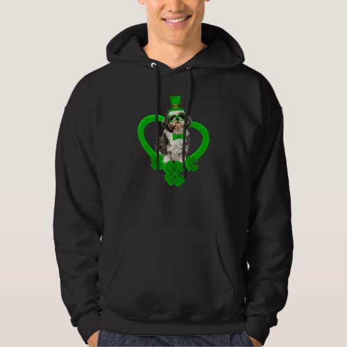 Awesome Shih Tzu Saint Patricks Day Dog Dad Mom Hoodie