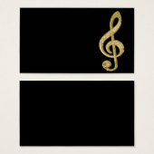 Awesome shining gold bar effects treble clef music (Front & Back)