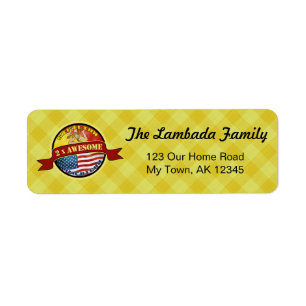 Awesome Sicilian American Address Labels