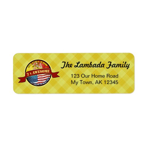 Awesome Sicilian American Address Labels